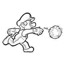 Disegno Di Mario Bros Palla Di Fuoco Da Colorare Disegni Da Colorare Libri Da Colorare Pagine Da Colorare Per Adulti