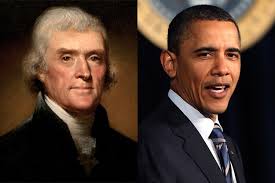 Image result for Jefferson Obama same photo