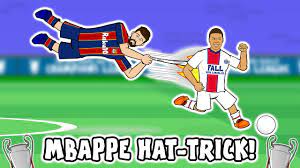 Mbappe Vs Barca Hat Trick Barcelona 1 4 Psg Champions League 2021 Goals Highlights Youtube