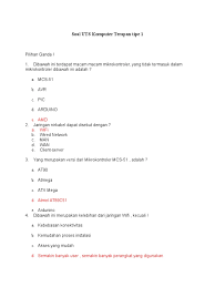 We did not find results for: Soal Uts Komputer Terapan Tipe 1 Pdf