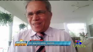 Waldo Ariel Suero presidente del Colegio Médico Dominicano.