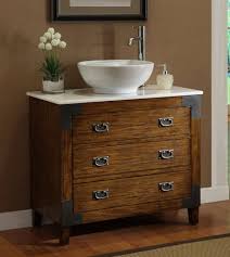antique bathroom vanity, vessel sink