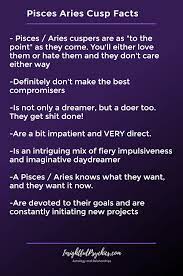 Pisces Aries Cusp Meaning Compatibility And Personality Aries And Pisces Pisces Aries Pisces