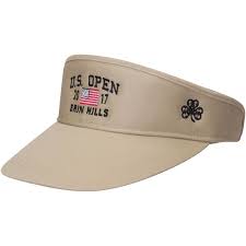 2017 U S Open Secondary Logo Traditional Golf Visor Khaki