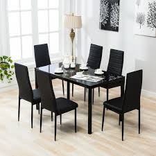 base rectangular glass top dining table