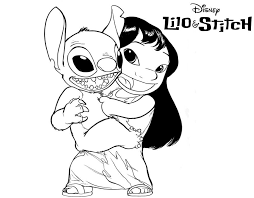 Com certeza as crianças vão adorar colorir as personagens destes desenhos da disney. Desenhos De Lilo E Stitch Para Colorir Imprimir Para Criancas