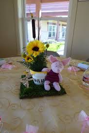 Baby Shower Centerpiece Winnie Pooh And Friends Baby Shower Centerpieces Baby Bear Baby Shower Baby Shower