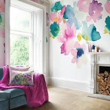 Large wall murals from wall26 let you make a huge statement with floor to ceiling design. Watercolour Wall Mural Wallpaper Collection