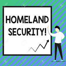 conceptual hand writing showing homeland security concept meaning