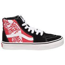 Free shipping on all vans shoes. Vans Sk8 Hi Boys Preschool Skate Bmx Shoes Red Black White Vn0a4buwv3t