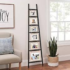 White And Black Ladder Leaner Collage Frame Kirklands Simple Decor Decor Ladder Decor
