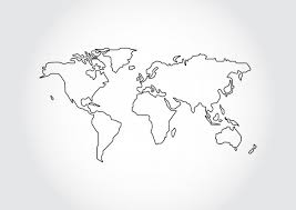 The best selection of royalty free world map outline globe vector art, graphics and stock illustrations. Outline Transparent Background Outline World Map Vector Novocom Top