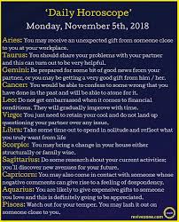 5 November 2018 Daily Horoscope Horoscope Zodiac709 Revivezone Com Horoscope Zodiac Signs Funny My Zodiac Sign