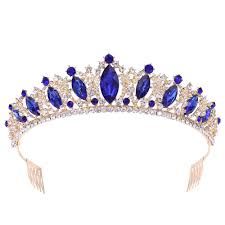 Luxury Crystal Tiara Set — Veil Included