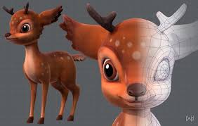 Deer V01 3d Model 3d Model Character Concept Art Characters 3d Character