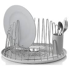 A Unique And Contemporary Way Of Clearing The Clean Clutter From The Counter The Alessi A Tempo Dish Drainer Feature Dish Drainers Dish Racks Dish Rack Drying