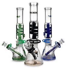 Freezable Bong 12" Condenser Coil Glycerin Water Pipe Phoenix Star Bra
