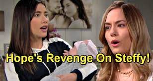Jun 2, 2020 10:10 pm. The Bold And The Beautiful Spoilers Hope Seeks Cruel Revenge On Steffy After Baby Swap Reveal Celeb Dirty Laundry