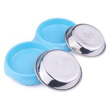 Super Design Shallow Stainless Steel Double Bowl With Melamine Stand For Cat Food Feeder We Do Hop Cats For Sale Collapsible Dog Bowl Stainless Steel Bowls