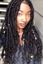 23 Beautiful Black Women Who Will Make You Want Goddess Locs Hair Styles Faux Locs Hairstyles Crochet Hair Styles