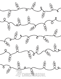Christmas lights (also known as fairy lights) are lights used for decoration in preparation for christmas and for display throughout the christmastide. Free Printable Christmas Lights Coloring Page Download It At Https Christma Christmas Coloring Sheets Christmas Lights Drawing Free Christmas Coloring Pages