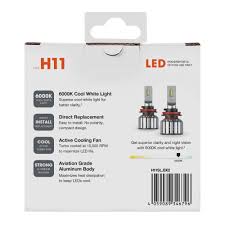 Sylvania H11 Led Fog & Powersports Bulb, 2 Pack