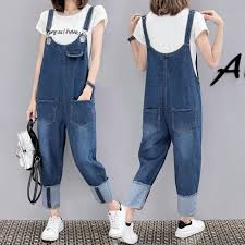 Women Bib Suspender Pants Jumpsuit Denim Jeans Loose Overalls Rompers Casual New Ebay In 2020 Womens Denim Overalls Overalls Women Casual Rompers