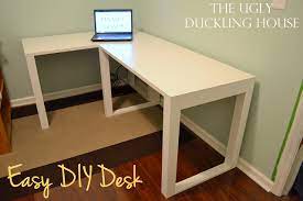 Even if you don't work from home, chances are you have a computer. Easy Diy Craft Desk Ugly Duckling House