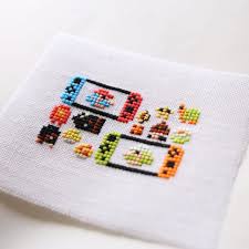 451 begenme 6 yorum instagram da 刺繍作家 クロスステッチ 刺しゅう宗のりこnorikosoh nonstopnon 小さいスイッチの世界 マリオver designed by noriko soh 息抜きに刺したくてうずうずしてたやーつ 先日の stay