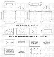 Download The Cutting Cafe Gable Box Template And Cutting File