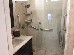 Grab bars can be installed on surfaces like drywall, tile, fiberglass, stone, concrete and wood paneling. Handicap Grab Bars Installations Intercityhomeservices Com