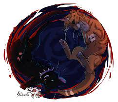 Scourge And Firestar By Safulousart On Deviantart Warrior Cats Scourge Warrior Cats Art Warrior Cat Drawings