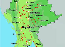 Navigate myanmar map, myanmar country map, satellite images of myanmar, myanmar largest cities map, political map of myanmar, driving directions and traffic maps. Myanmar Railway Map Myanmar Trains
