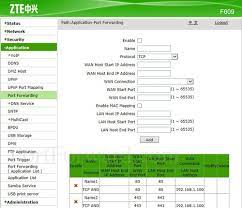 23 lalu tekan tombol connect. Open Ports On The Zte F609 Router