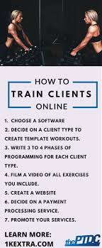 How To Train Clients Online Personal Training Theptdc Com Online Personal Training Business Online Personal Training Personal Training Business