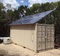 Installing Solar Panels on a Shipping Container Structure ...