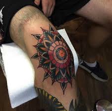 Check spelling or type a new query. Knee Mandala Tattoo By Tom Flanagan Tattoogrid Net