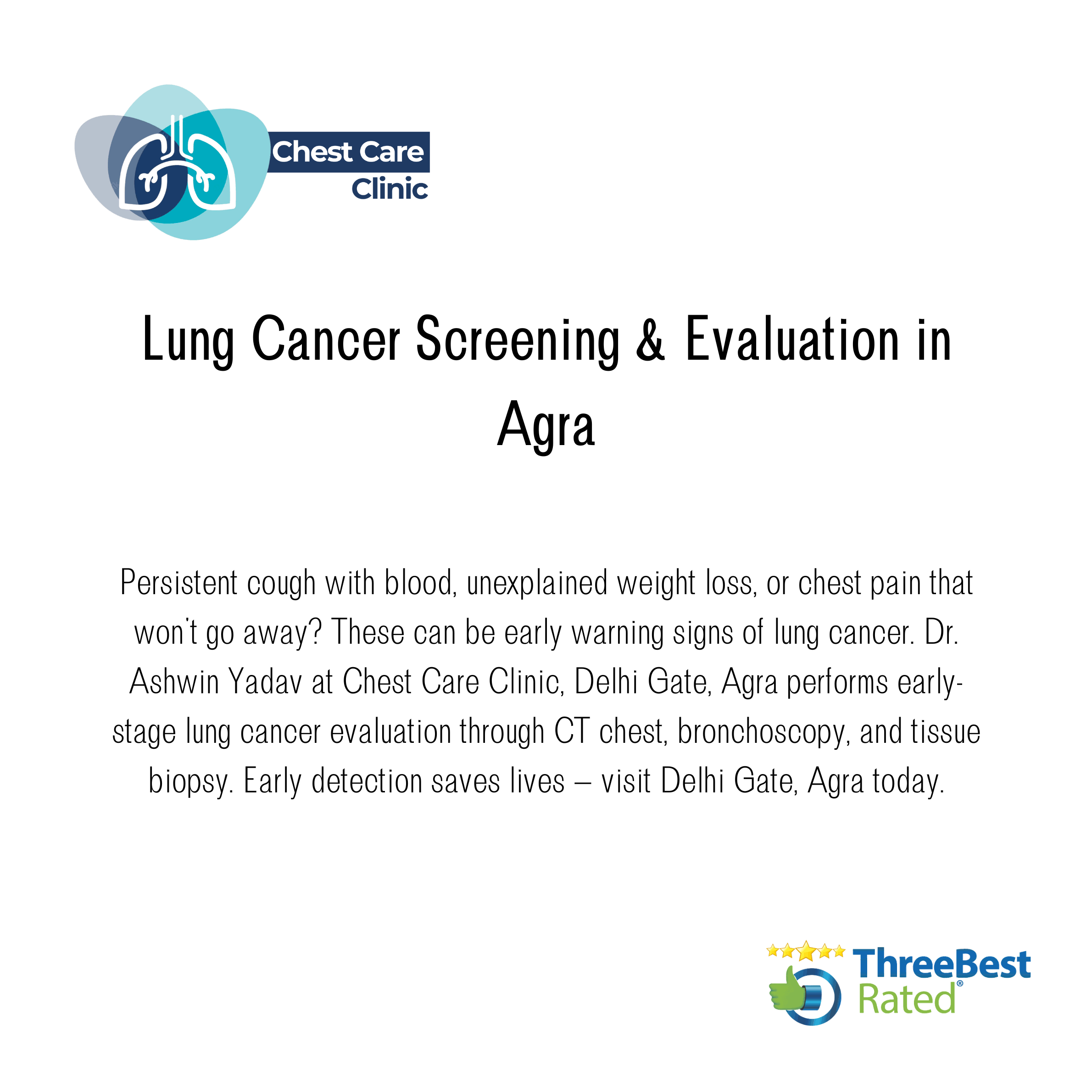 Lung Cancer Screening & Evaluation in Agra product image