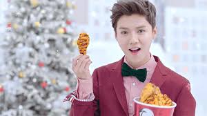 The perfect kfc ketchup eyes animated gif for your conversation. Luhan Kfc Christmas Cf Celebrity Photos Videos Onehallyu
