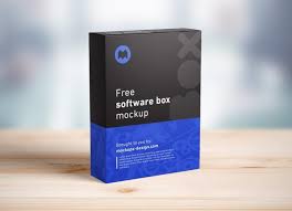 Free Software Box Packaging Mockup Psd Box Mockup Packaging Mockup Free Packaging Mockup