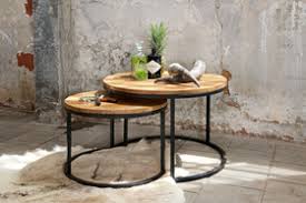 Shop reclaimed wood coffee tables handcrafted by expert craftsmen with quality made to last. Press Loft Image Of Luxe Kensington Reclaimed Wood Industrial Nest Of Round Coffee Tables For Press Pr