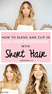 8 Hacks To Blend Hair Extensions With Short Hair Seamlessly Hair Extensions For Short Hair Clip In Hair Pieces Extentions For Short Hair