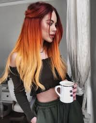 Start with a burgundy and work it down to a honey. Redhead Ombre On Tumblr