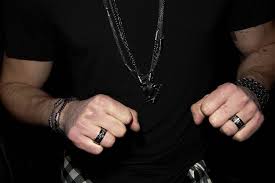 Too much jewelry for men? Jewelry Tips For Men 4 Mistakes Men Wearing Jewelry Make Santayana