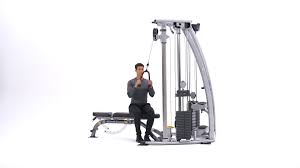Pull the straight attachment down to your. Seated Triceps Push Down Exercise Videos Guides Bodybuilding Com