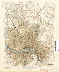 1934 Richmond Typographical Map Richmond Map Infographic Map Map