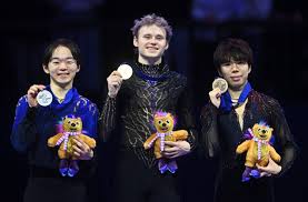 Malinin bounces back from Olympic collapse with third straight worlds gold  - The Japan Times