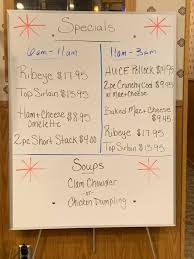 south bend, indiana menu