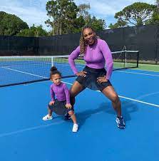 On april 19, 2017, williams posted a sideways picture of herself on snapchat focused on her belly. Serena Williams Daughter Olympia Every Time Serena Williams Daughter Olympia Ohanian Was Her Mini Me People Com