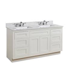 You might need help with this part in order to get it set on there correctly. Altair Frosinone 61 Double Bathroom Vanity Top In Stataurietto White With Sink Wayfair